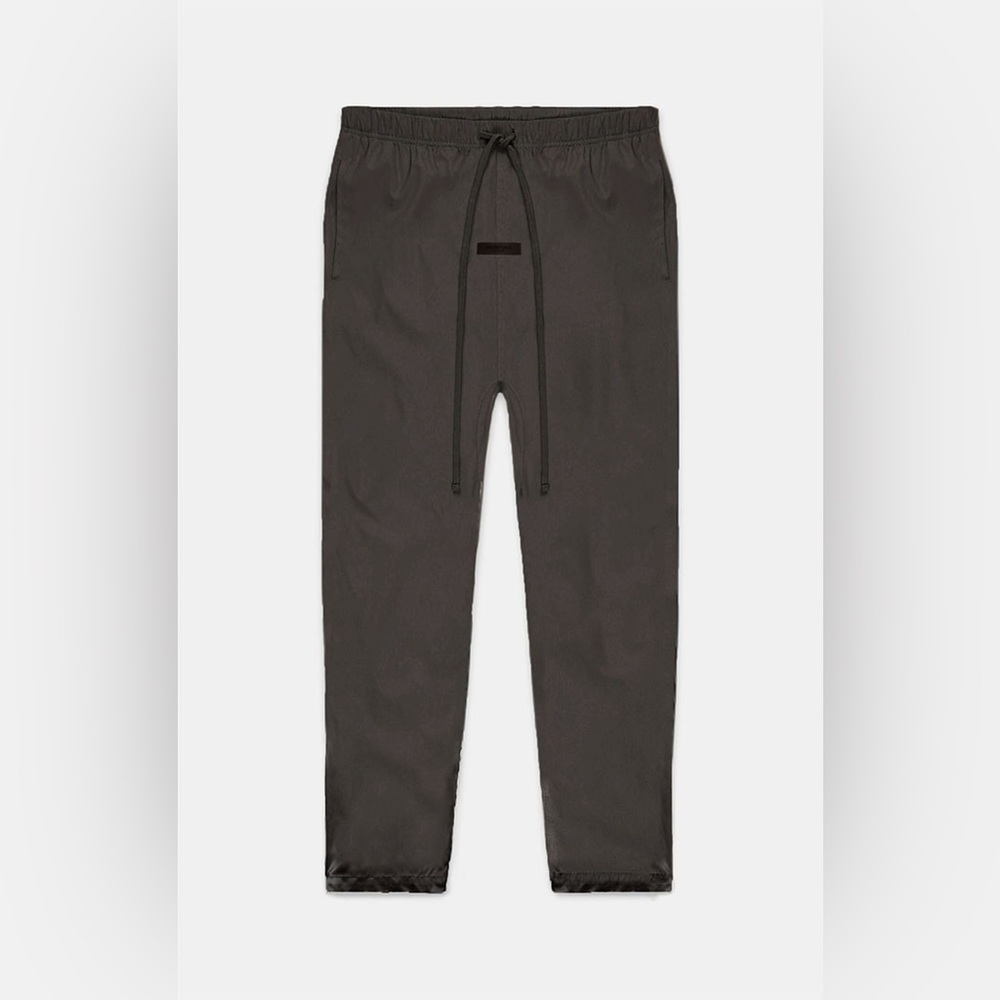 Essentials Fear Of God Off Black Relaxed Trousers